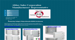 Desktop Screenshot of abbeysales.com